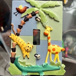 Jungle Safari Light Switch Cover